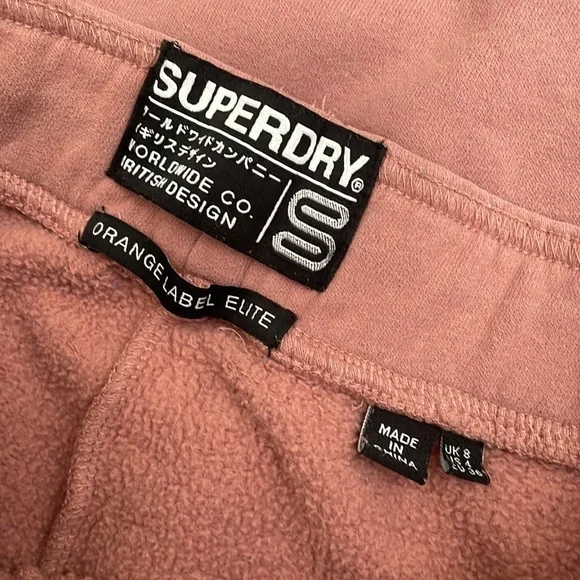 Superdry pink sweat set